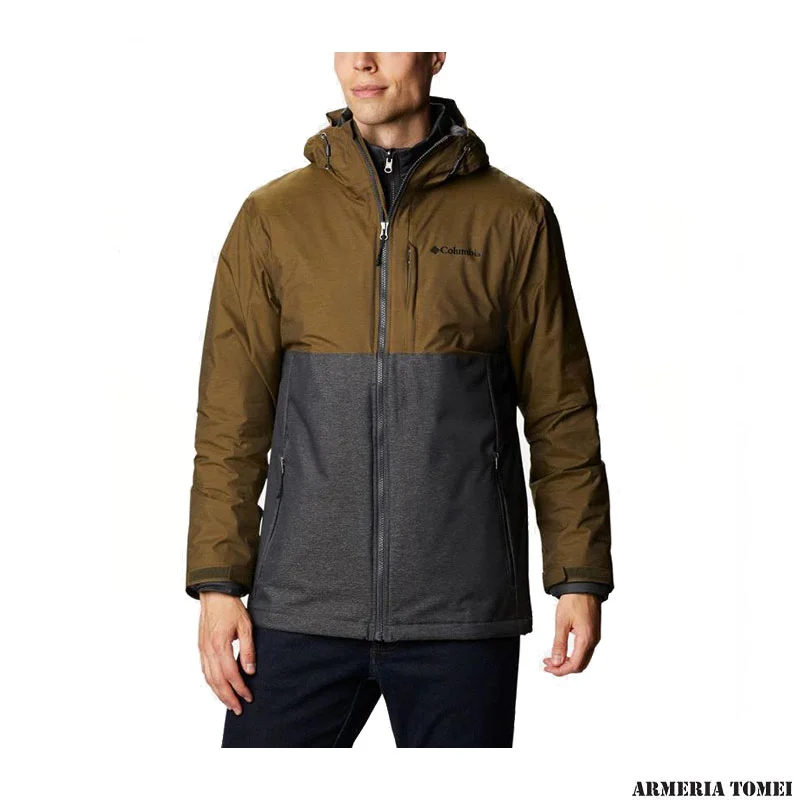 GIACCA - UOMO - COLUMBIA - RIDGE GATES™ INTERCHANGE Shark Twill, Olive Green Slub