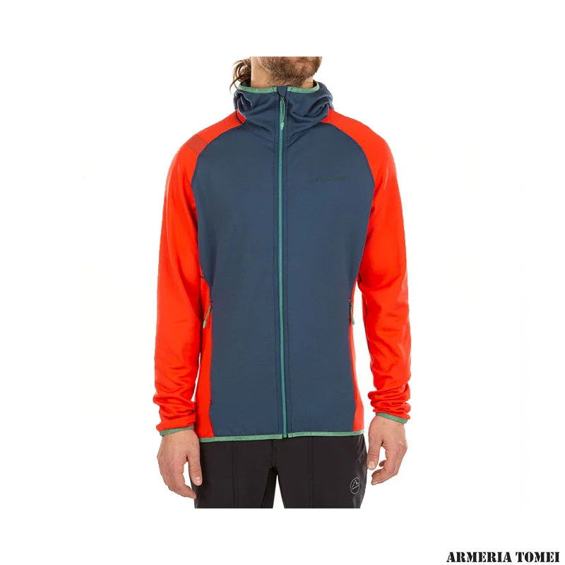 FELPA - LA SPORTIVA -  GEMINI HOODY Opal / Poppy - immagine 3
