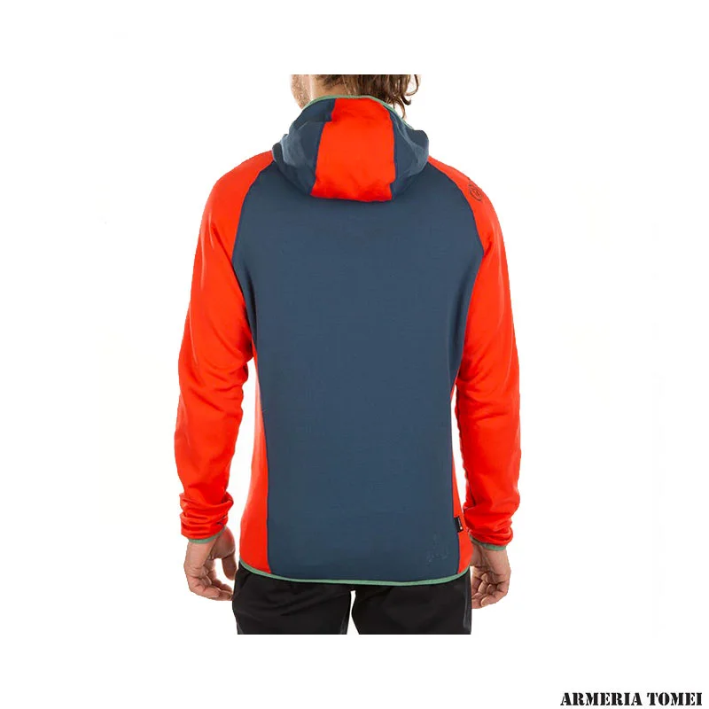 FELPA - LA SPORTIVA -  GEMINI HOODY Opal / Poppy - immagine 4