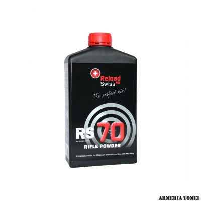 POLVERE DA RICARICA - RELOAD SWISS RS70 - IN CONFEZIONE DA 1000GR