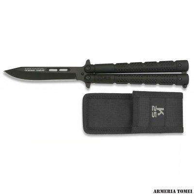COLTELLO - RUI K25 BUTTERFLY K25 NERO LAMA 10