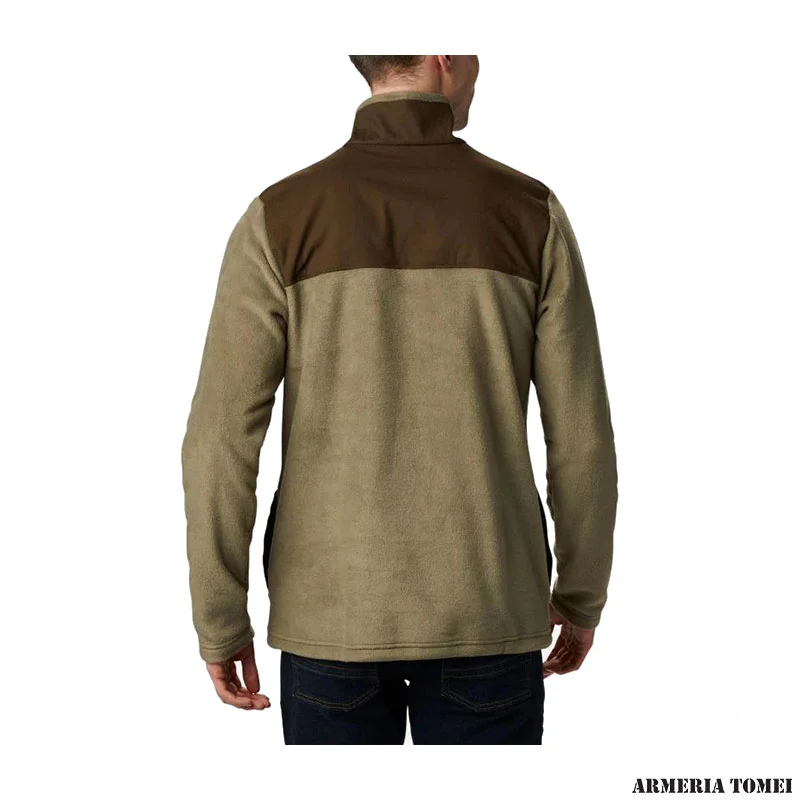 PULLOVER - UOMO - COLUMBIA - COTTONWOOD PARK HALF SNAP Stone Green, Olive Green - immagine 2