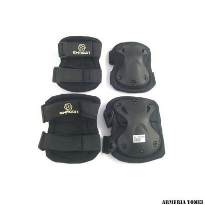 EXAGON - SET GINOCCHIERE E GOMITIERE NERE