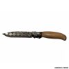 COLTELLO - OPINEL - N.8 CARBONE - MANICO IN CILIEGIO SCACCHIERA REALIZZATO A MANO
