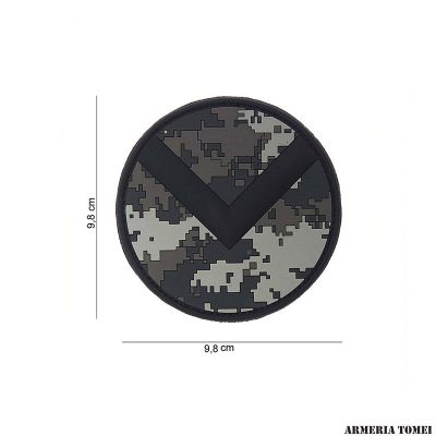 PATCH - 3D PVC SPARTAN SHIELD ACU #10120