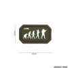 PATCH - 3D PVC AIRSOFT EVOLUTION GREEN / BROWN #14072