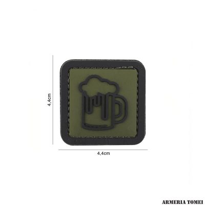 PATCH - 3D PVC BEER GREEN
