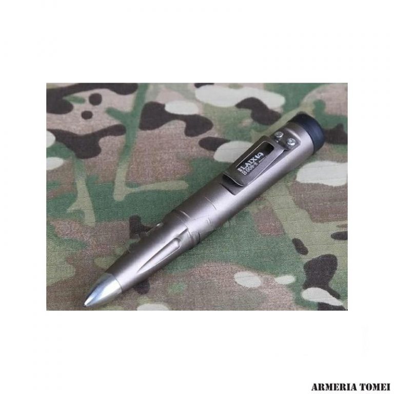 M-Tac Penna Tattica EDC In Alluminio Aeronautico, Design Militare Antiscivolo, Scrittura Fluida, Leggera E Compatta