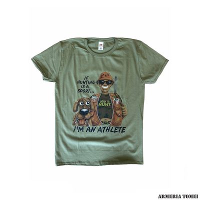 T-SHIRT - HUNTING Verde