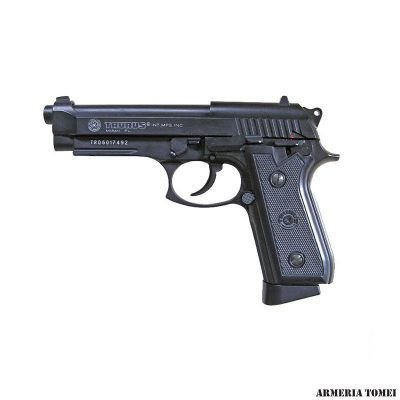 CYBERGUN - TAURUS PT92 CO2 6MM SCARRELLANTE SEMI & AUTO FULL METAL CARICATORE 26BB’S E=0,8 J. MAX