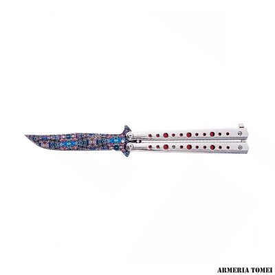 COLTELLO - BUTTERFLY DAMASCO CHAKRA