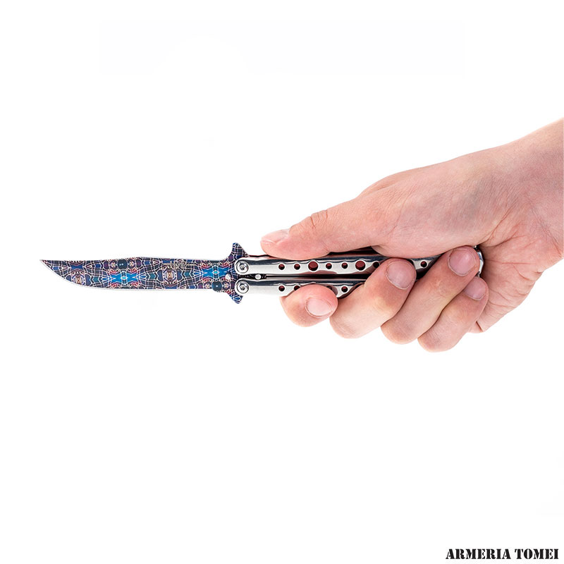 COLTELLO - BUTTERFLY DAMASCO CHAKRA - immagine 2