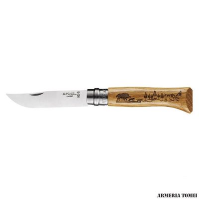 COLTELLO - OPINEL - ANIMALIA N°08 INOX "CINGHIALE"