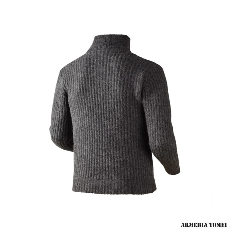 SEELAND - GLACIER FULL ZIP CARDIGAN GREY MELANGE - immagine 2