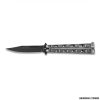 COLTELLO - ALBAINOX - BUTTERFLY MANICO TESCHIO 10cm