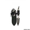 COLTELLO - ALBAINOX - SET 3 COLTELLI LANCIO CON FODERO TOTALE 17 cm