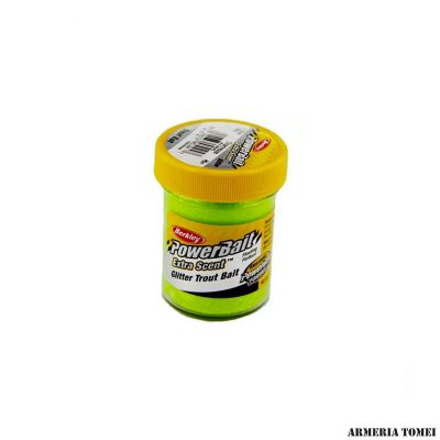 BERKLEY - POWER BAIT EXTRA SCENT GLITTER 1.75oz 50g Chartreuse