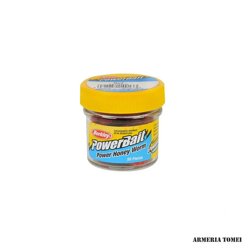 BERKLEY - POWERBAIT POWER HONEY WORMS 2,5 cm RED