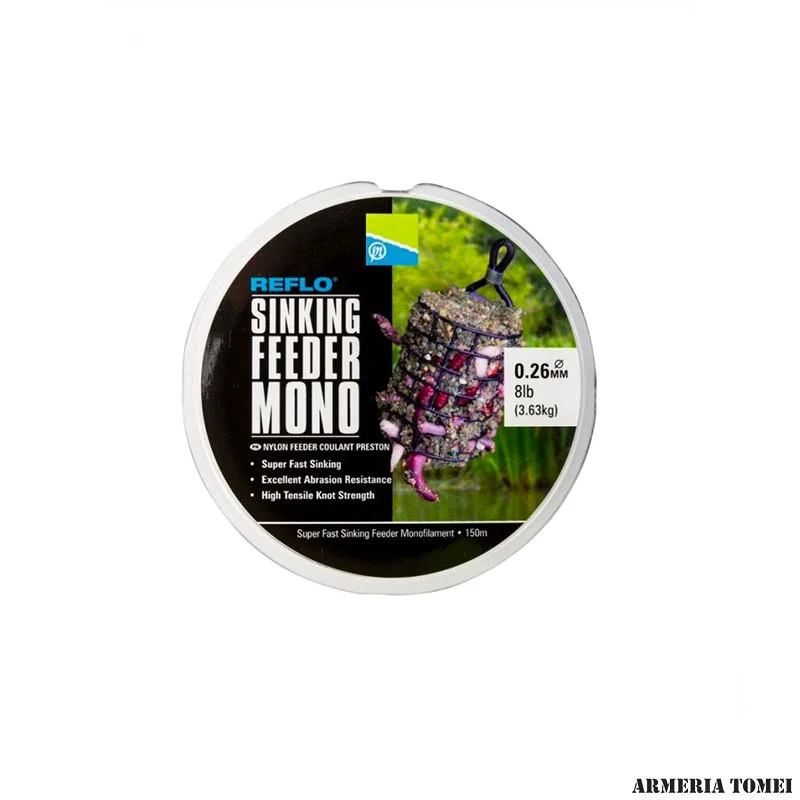 PRESTON - REFLO SINKING FEEDER MONO 0.26mm 8lb (3.63kg) - immagine 2