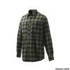 CAMICIA - BERETTA - OVERSHIRT ZIPPERED POCKET Green & Black Check