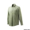 CAMICIA - BERETTA - FLANNEL BUTTON DOWN SHIRT Green & Beige Plaid