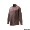 CAMICIA - BERETTA - NEW WOOD FLANNEL BUTTON DOWN SHIRT Green/Red & Dress Blue Check