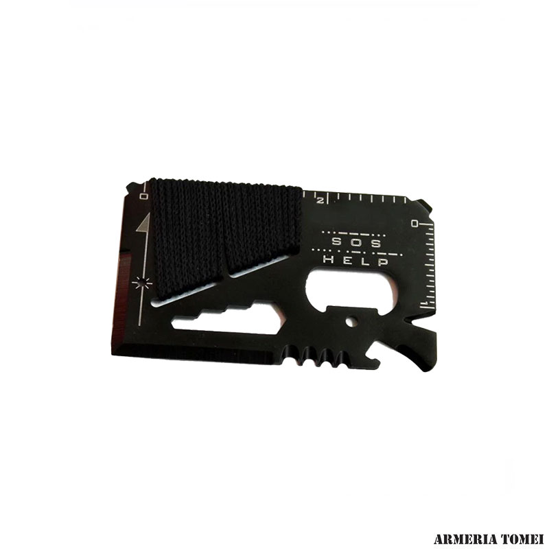 PIASTRINA SURVIVAL ACCIAIO - immagine 2