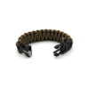 BRACCIALE PARACORD CON FISCHIETTO E ACCIARINO – COYOTE