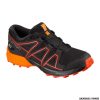 SALOMON - BIMBO/A - SPEEDCROSS CSWP J  Black / Tangelo / Cherry Tomato