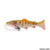 SAVAGE GEAR - 3D LINE THRU TROUT 15cm - 6" 40g - 1 1/2 oz MODERATE SINK Golden Albino Rainbow