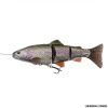 SAVAGE GEAR - 4D LINE THRU TROUT 20cm - 8" 93g - 3 1/3 oz SLOW SINK SS 01 Rainbow