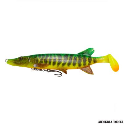 SAVAGE GEAR - 4D PIKE SHAD 20cm - 8" 65g - 2 1/3 oz SLOW SINK SS 03 Fire Tiger