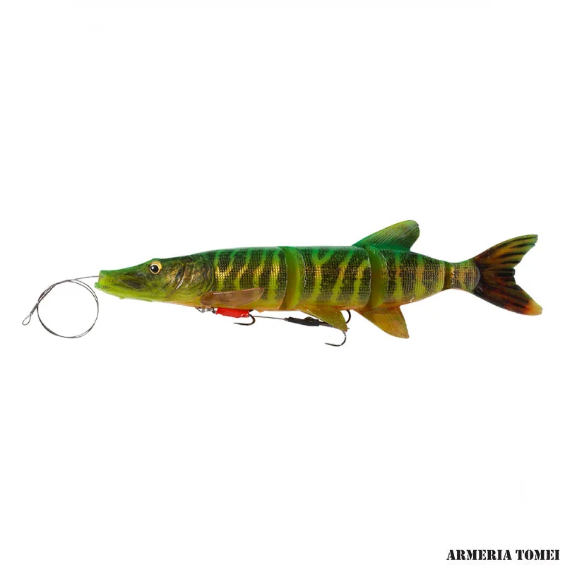 SAVAGE GEAR - 4D LINE THRU PIKE 25cm - 10" 105g - 3 2/3 oz SLOW SINK SS 03 Fire Tiger