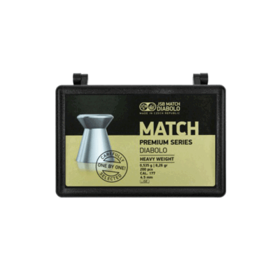 JSB MATCH - MATCH PREMIUM SERIES DIABLO HEAVY WEIGHT 0,535g | 8,26gr | +- 0,001g | 200pz | cal. 4,5mm (.177)