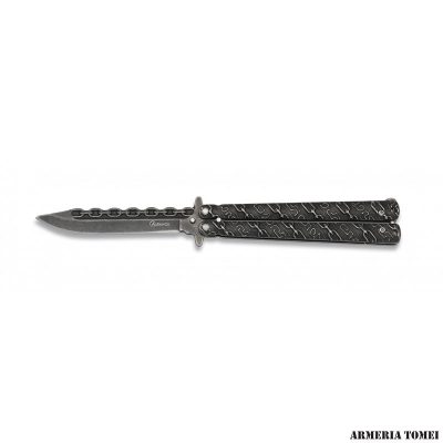 COLTELLO - ALBAINOX - BUTTERFLY MANICO STONE FISHING