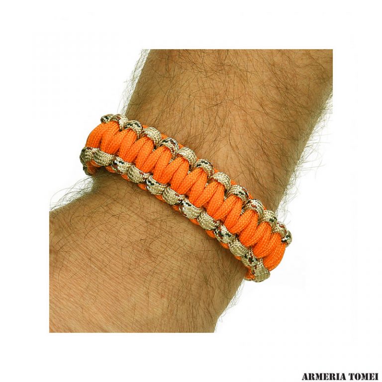 Bracciale Paracord 550 Tattico – Nero Con Fibbia Nera E Dettagli Rosa Neon (fatto A Mano, USA)