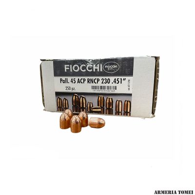 FIOCCHI - PALLE .45 ACP RNCP 230 .451" CONF. 250 PZ.