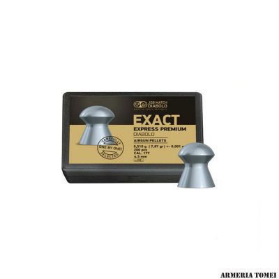 JSB MATCH - EXACT PREMIUM DIABLO AIRGUN PELLETS CAL. 4.5mm 0,547g / 8,44gr / +- 0,001g / 200 PZ.