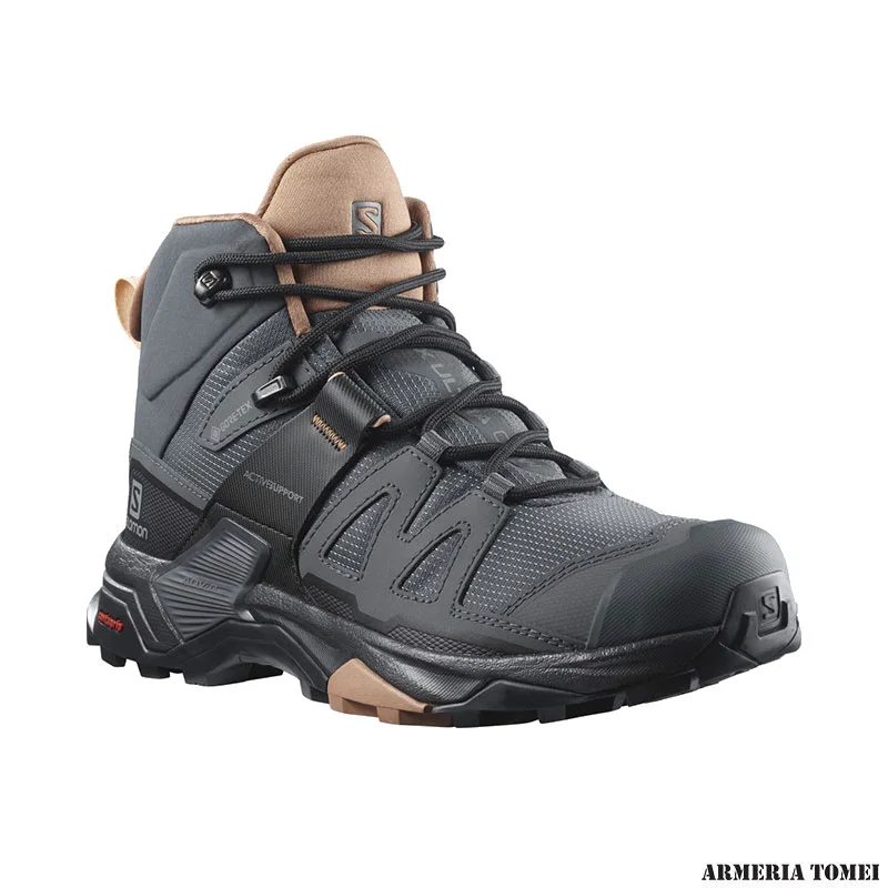 SALOMON - DONNA - X ULTRA 4 MID GTX W Ebony/Mocha Mousse/Almond Cream - immagine 2