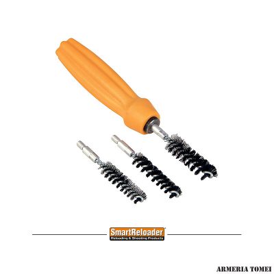 SMARTRELOADER - NECK BRUSHES SET SMALL/MEDIUM/LARGE CON MANICO