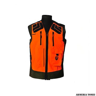 GILET - UNIVERS - ADVENTURE UNIVERS-TEX VERDE/ARANCIO