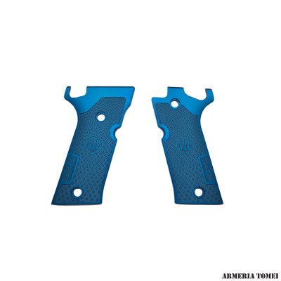 BERETTA - GUANCETTE 92X PERFORMANCE SLIM BLU IN ALLUMINIO