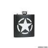 FOSTEX - FIASCHETTA ACCIAIO INOX 6oz US ARMY STAR