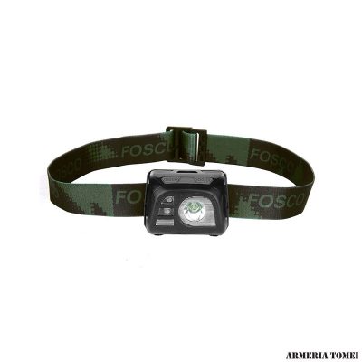 FOSCO INDUSTRIES - LAMPADA FRONTALE TACTICAL FOSCO BLACK