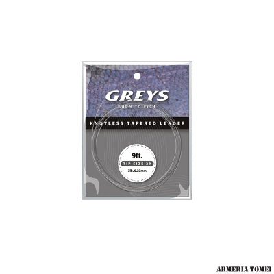 GREYS - FINALI CONICI K/T LEADER 6X9 -3lb