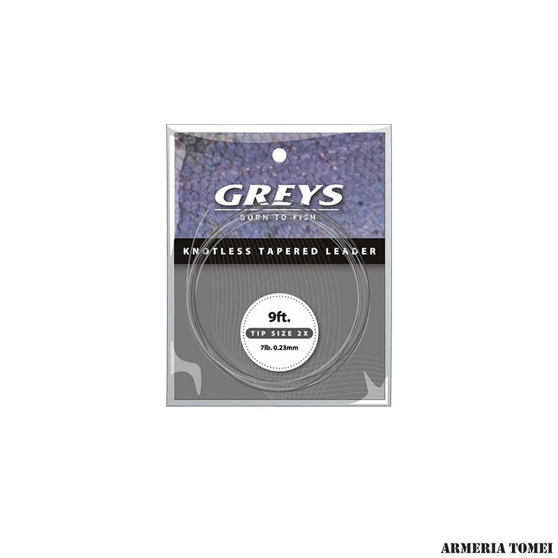 GREYS - FINALI CONICI K/T LEADER 3X9 -6lb