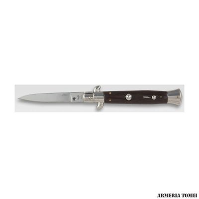 LINDER - COLTELLO A SCATTO MANICO EBANO