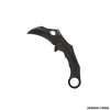 COLTELLO - EINHANDMESSER G10 KARAMBIT SCHWARZ