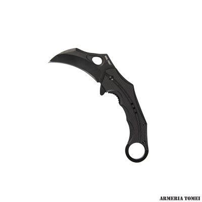 COLTELLO - EINHANDMESSER G10 KARAMBIT SCHWARZ
