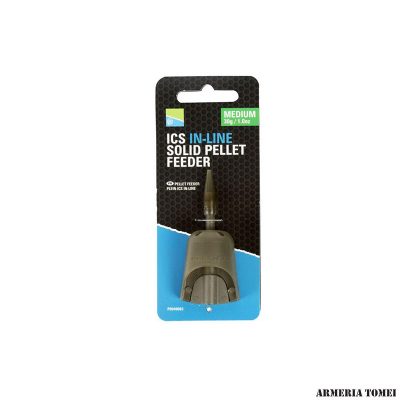 PRESTON - ICS IN-LINE SOLID PELLET FEEDER - MEDIUM 30G 1.0oz
